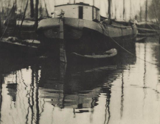 COBURN, ALVIN LANGDON (1882-1966) "Canal in Rotterdam."
